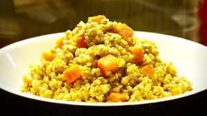 Perú, quinoa e abóbora